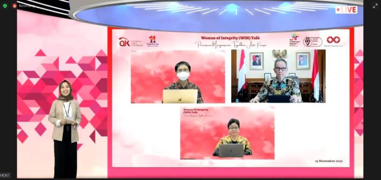 Webinar diselenggarakan OJK dalam rangka memperingati Hari Anti Korupsi Sedunia./ DOC.IST