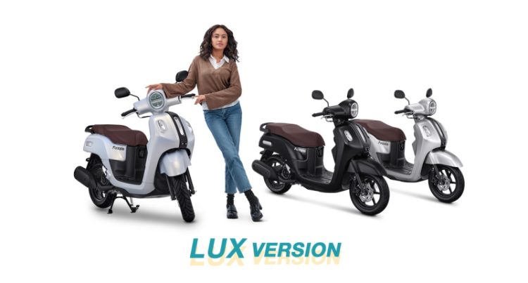 Tampilan baru Yamaha Fazzio Hybrid-Connected. Foto: Didit Yamaha