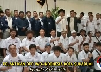 Pelantikan DPD IWO-I Kota Sukabumi Periode 2023-2028. Foto: IWO-I