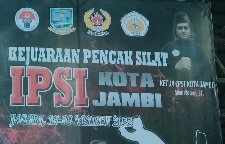 Kejuaraan Pencak Silat Piala Bergilir Ketua Umum IPSI Kota Jambi, 16-20 Maret 2023. Foto: Alan