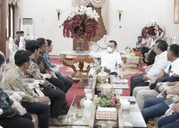 Gubernur Jambi, Al Haris terima kunjungan Executive GM Pertamina Wilayah Sumatera. Foto: Dok Kominfo Prov Jambi