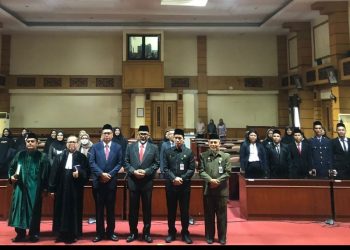 Sekda Sudirman Lantik 27 Pejabat Fungsional Pemprov Jambi. Foto ist