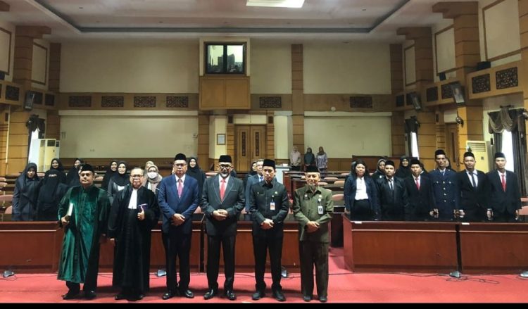 Sekda Sudirman Lantik 27 Pejabat Fungsional Pemprov Jambi. Foto ist
