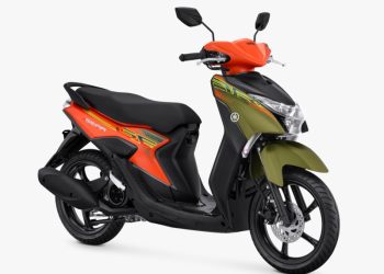 Yamaha Gear 125 tampil dengan banyak pilihan warna baru. Foto: Didit Yamaha