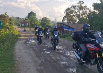 Explore Touring Road to Stone Creek Honda CB150X. Foto: Ajeng Honda