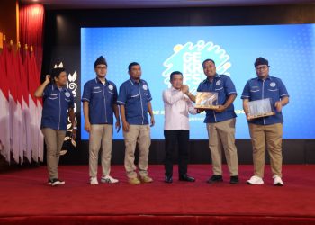 Gubernur Jambi Al Haris hadiri Pelantikan Dewan Pengurus Wilayah Gerakan Ekonomi Kreatif (DPW GEKRAFS) Provinsi Jambi. Foto: Agus
