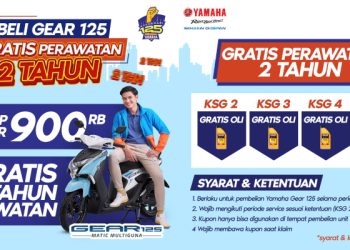 Promo pembelian Yamaha Gear 125. foto: Didit