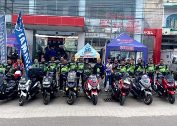 20 Riders Yamaha Maxi akan bertolak ke tanah suci. Foto: Didit