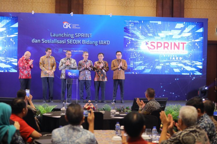 Launching Aplikasi Sprint, OJK Kembangkan Perizinan Terintegrasi Inovasi Teknologi Sektor Keuangan/ (Foto: Humas OJK)
