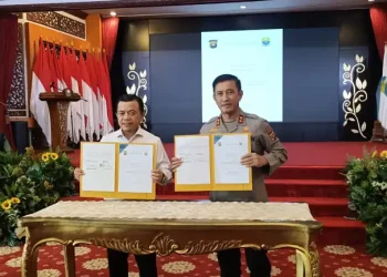 Gubernur Al Haris dan Kapolda Jambi Tandatangani NPHD Dana Pengamanan Pilkada 2024 Senilai Rp 25 M